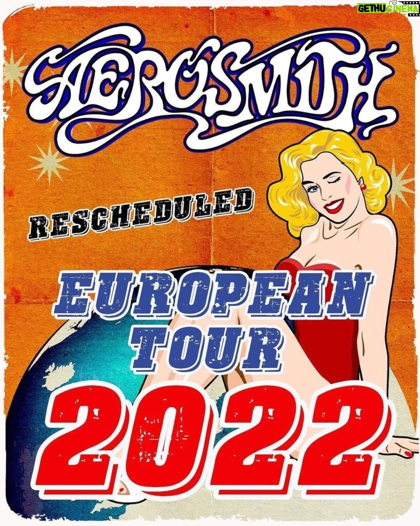 Steven Tyler Instagram - #REPOST @aerosmith Due to current conditions and for the safety of our fans, the 2021 European Tour has been rescheduled to 2022. Please stay tuned for more information regarding the new dates or contact your point of purchase. All tickets will be valid for new dates.