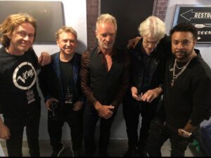Sting Instagram - #Repost @thepolicebandofficial
・・・
Dominic Miller, Andy, Sting, Stewart and Shaggy photographed back stage at The Wiltern Theatre in Los Angeles. 

Sting and Shaggy are hosting their own festival 'One Fine Day' @onefinedayphilly on Sept 9, 2023 in Philadelphia.  There will be 7 other acts performing including Thundercat, Koffee, Tank and the Bangas, G Love and Special Sauce, Flor de Toloache, Giordana Angi and Kes. 

Visit the link in bio to find out more. @onefinedayphilly @flordetoloache @tankandthebangas @thundercatmusic @phillyglove @giordanaangi @kesthebandofficial @originalkoffee @cherrytreerec 

📸 Martin Kierszenbaum @mkcherryboom