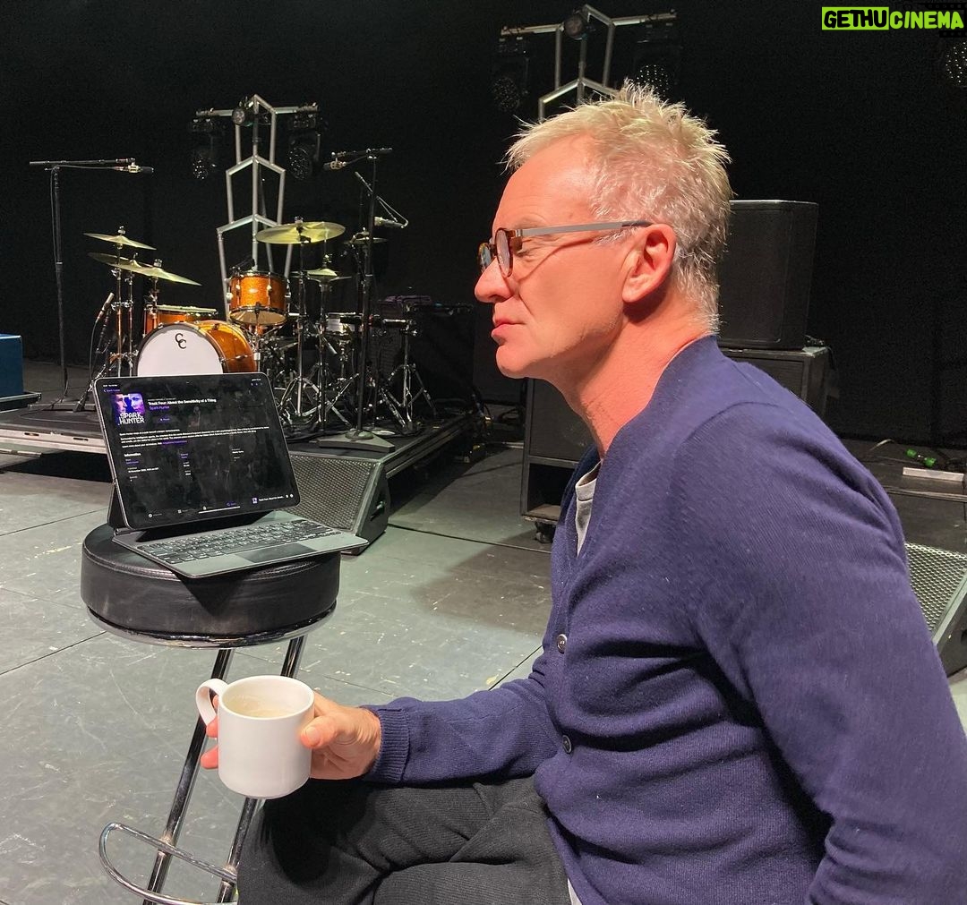 Sting Instagram - Our mini #SparkHunter streaming party... even when we're apart! Episodes 3 and 4 are officially available on @apple podcasts today, and I am honoured to be featured in this installment. Listen now with the link in bio or wherever you get your podcasts. @trudiestyler