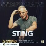 Sting Instagram - #repost @premiolonuestro ・・・ He doesn’t drink coffee he drinks tea my dear! The Englishman @theofficialsting nos dejará walking on the moon con el estreno de su nuevo sencillo completamente en español ‘Por Su Amor’ en #PremioLoNuestro ✨