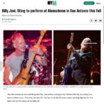 Sting Instagram - See you in #sanantonio Oct. 25th and #lasvegas Nov. 9th. Ticket info at www.sting.com