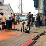 Sting Instagram - Getting ready to play at one of my favourite venues tonight #JonesBeach @northwelljbt @direalshaggy came to soundcheck for a little pre- @onefinedayphilly jam session. We’ll see you in Philadelphia tomorrow! @manncenter #mysongstour #onefineday Photo: @burgerseth71 Video: @jmgca