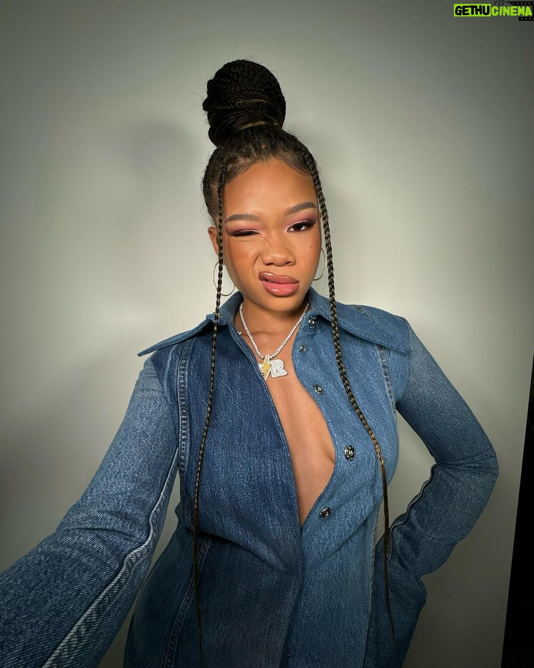 Storm Reid Instagram - good genes 😚 Los Angeles, California