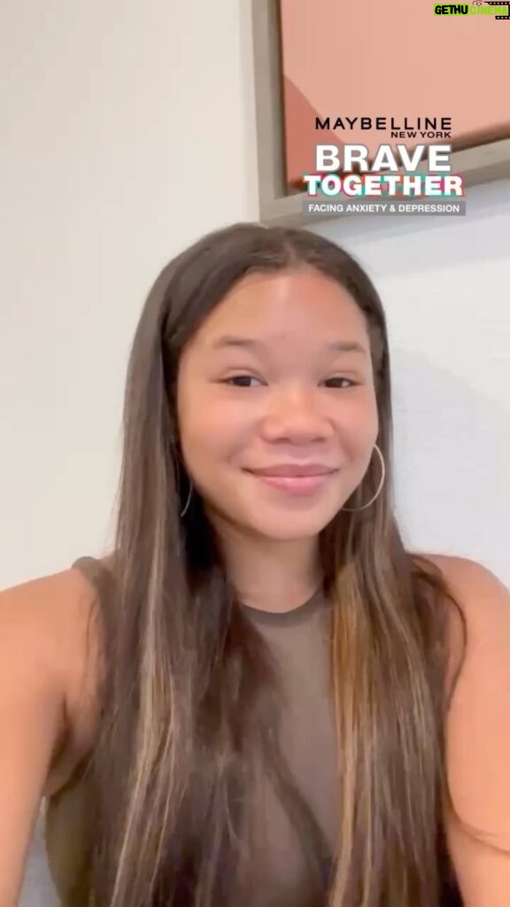 Storm Reid Instagram - In honor of World Mental Health Day, @stormreid walks us through the #BraveTalk steps to navigating mental health conversations with friends in need of support. If you or someone you know is experiencing anxiety or depression text ‘TOGETHER’ to 741741 for free, confidential support. #BraveTogether