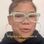 Storm Reid Instagram - To celebrate National Voter Registration Day, I sat down with @stormreid to discuss how voting is one important way young leaders can make a difference.