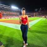 Storm Reid Instagram - deforestation 🪓🌲 @usc_athletics Coliseum - USC Trojans Football