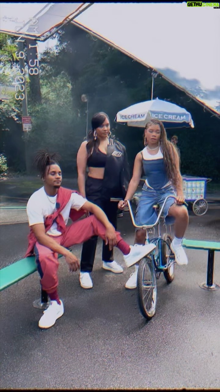 Storm Reid Instagram - REAL DEAL ATL🥹🩵 @newbalance @newbalancelifestyle #BTS from my shoot so grateful to everyone involved Atlanta, Georgia