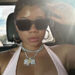 Storm Reid Instagram – eating my cake and wearing it too 🤭 thank y’all for the birthday wishes it means the world 🩵 #20 Turks And Caicos