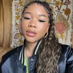 Storm Reid Instagram – You catch flies with honey, but you catch more honeys being fly 🍯 Los Angeles, California