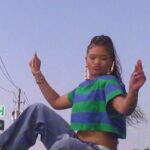 Storm Reid Instagram – something real exciting is coming soon… @newbalance 🩵 Atlanta, GA