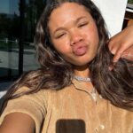 Storm Reid Instagram - ain’t cut from the same cloth they paper ⚠️