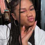 Storm Reid Instagram - texting so lame, come kiss me 🩷 New York, New York