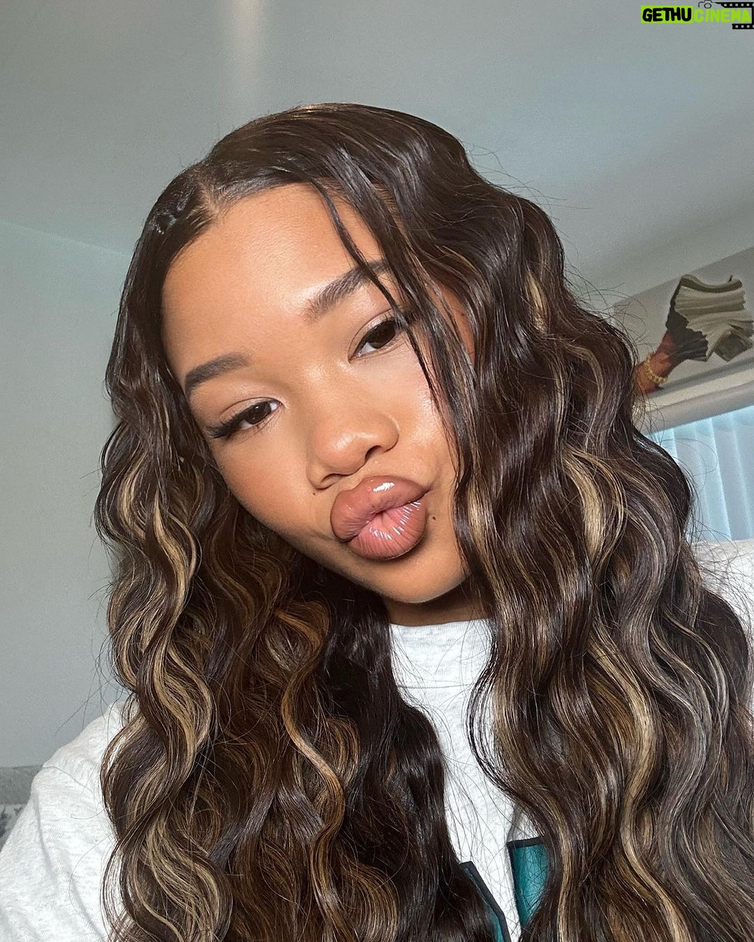 Storm Reid Instagram - just tryna cure your Monday blues Los Angeles, California