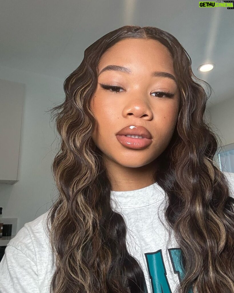 Storm Reid Instagram - just tryna cure your Monday blues Los Angeles, California