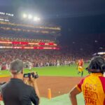Storm Reid Instagram - deforestation 🪓🌲 @usc_athletics Coliseum - USC Trojans Football