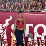 Storm Reid Instagram - deforestation 🪓🌲 @usc_athletics Coliseum - USC Trojans Football