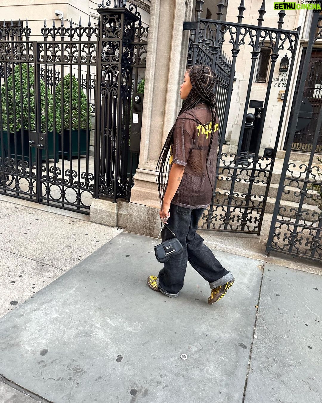 Storm Reid Instagram - make em go bananas 🚸 @amine you did your big one with these Manhattan, New York