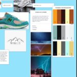 Storm Reid Instagram - so many elements that go into making a shoe…meetings, mood boards, going thru TONS of fabric books, and so much more. thought i’d share some of my inspiration for my shoe from the past two years. make sure to cop the shoe if you haven’t! sizes still available. 🩵🫂 #1720 @newbalancelifestyle
