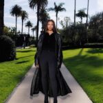 Storm Reid Instagram - cloaked in all black just like a raven Los Angeles, California