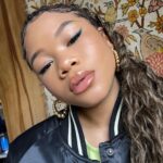 Storm Reid Instagram – You catch flies with honey, but you catch more honeys being fly 🍯 Los Angeles, California