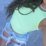 Storm Reid Instagram – ma dukes said i look cute 💚