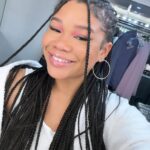 Storm Reid Instagram - texting so lame, come kiss me 🩷 New York, New York