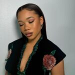 Storm Reid Instagram - custom @balmain for @sagawards ‘24 🖤💐 Los Angeles, California