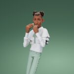 Stromae Instagram - J-1 avant l’avant-première de Bruxelles 👀 J’en profite également pour vous présenter mon avatar qui me suivra tout au long de la tournée. On ne lui a pas encore trouvé de petit nom, vous avez des idées, vous ? #PremiereMultitudeTour @nwavestudio @werlen_meyer @mosaert — D-1 before the première in Brussels 👀 Also, let me introduce you to my avatar who will accompany me throughout the tour. I haven’t found a name for him yet, do you have any ideas? #PremiereMultitudeTour