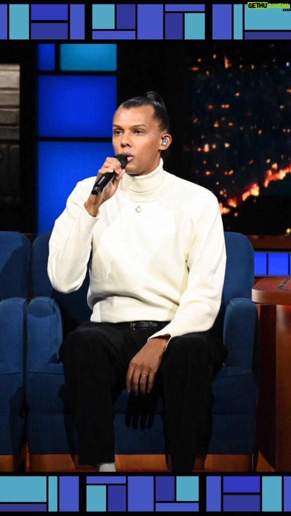 Stromae Instagram - Belgian superstar @stromae shows out with an amazing performance of “L’enfer” from his album ‘Multitude.’ #Colbert