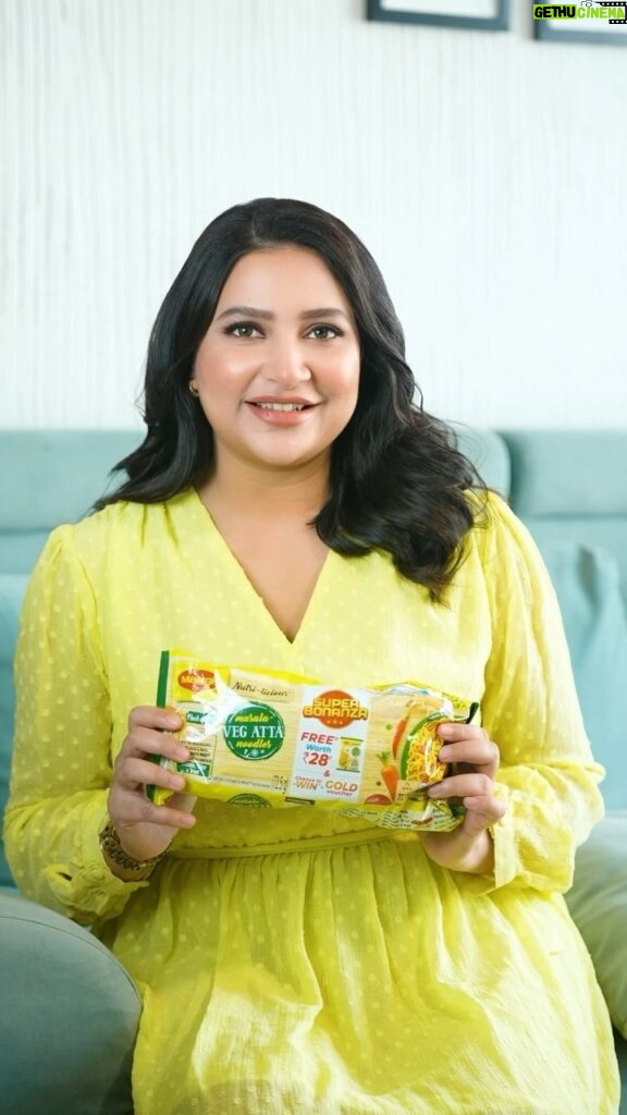 Subhashree Ganguly Instagram - Your favourite MAGGI is now giving you a golden chance to win GOLD! Get your MAGGI Superbonanza pack and participate Now. You could be the next winner! Hurry Now! #MAGGI #MAGGISuperbonanza #maggie #ad