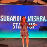Sugandha Mishra Instagram – Last Night was 🔥in Bangalore 
.
.
#swipeleft #lovemyjob #blessed #gig #frindgedress #sugandhamishralive #boomerang Bangalore, India