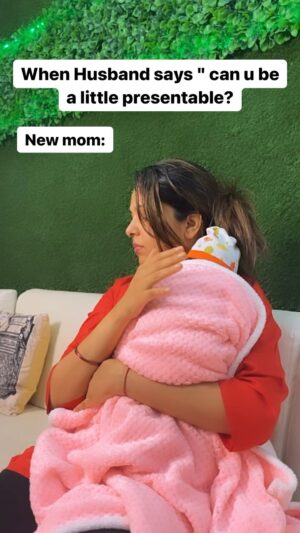 Sugandha Mishra Instagram - New Mom be like 🤪😴
.
.
#newmom #momlife #mom #comedyreels #sugandhamishra #lol #viralreels #trendingreels #omg #new #comedy