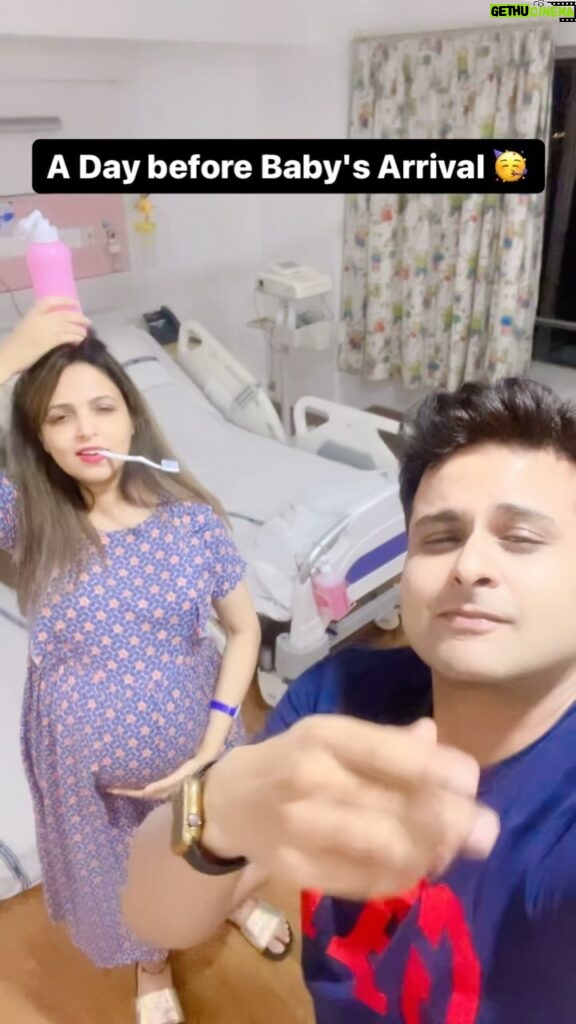 Sugandha Mishra Instagram - Excited to welcome our baby .. #throwback #babygirl #jamalkudu #trendingreels #jamal #viralreels #babygirl #newmom #newdad #sugandhamishra #drsanketbhosale Mumbai Andheri