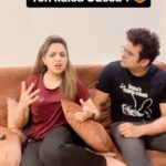 Sugandha Mishra Instagram – What to do ??? 😂😂😂 #couplegoals #powercouple #love #husband #wife #lol #suket