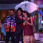 Sugandha Mishra Instagram – Happy Birthday Legendary @aapkadharam Sir 💐🤩😍
Feeling blessed to have shared the stage with incredible Personality like you😍😇🙏🏻🎉
.
.
#swipeleft #happybirthday #happybirthdaydharampaaji #birthday #legend #blessed #shoot #throwback Mumbai, Maharashtra