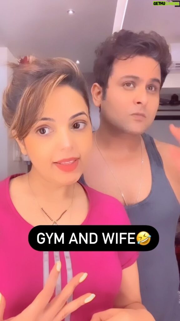 Sugandha Mishra Instagram - #gym #wife #lol #comedy #funnyreels #sugandhamishra Mumbai, Maharashtra