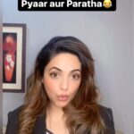 Sugandha Mishra Instagram – Kabhi Try kiya hai? 🤣 #lol #paratha #pyaar #love #funnyreels #trendingreels Mumbai, Maharashtra