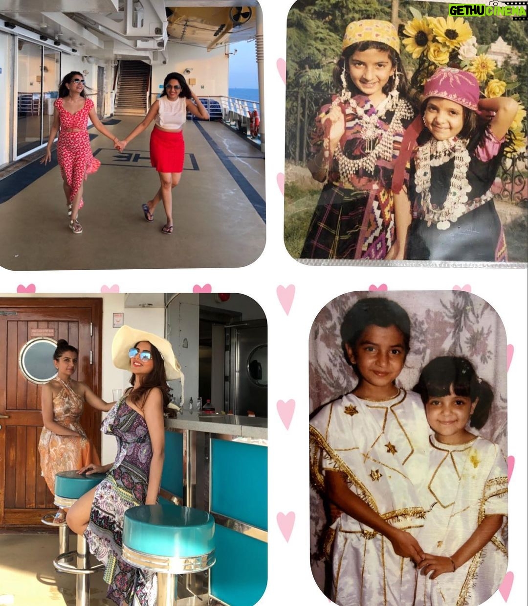 Sugandha Mishra Instagram - Happy Birthday Sister ๐Many of my favourite Memories are from growing up with you๐คhow we used to Spend time Together happily is what came as a flashback to me today on ur b'day.. have a wonderful time on this special day ..๐๐๐๐ฐ๐ง๐ฉ