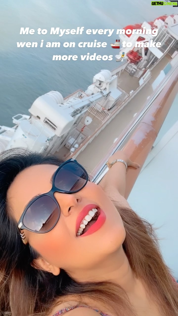Sugandha Mishra Instagram - #chrissywakeup #cruise #trip #travel #instareels