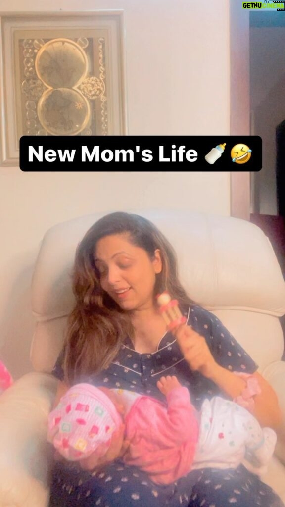 Sugandha Mishra Instagram - Too busy to give a 💩 🤣 ... loving this new me 👩‍🍼🤪 . . #lol #newmom #baby #life #omg #love #idontcare #trendingreels #sugandhamishra