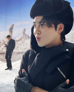 Suho Instagram - 설산에서 세훈이랑 Swiss Alps, Switzerland