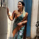 Sujitha Instagram - Me as Dhanam 😍 அண்ணி 🙏 #love #support #character #travel #television #vijaytelevision #pandianstoresvijaytv #morning