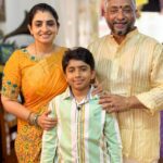 Sujitha Instagram - Family ❤️ @dhanwindan @orangetree_films_dhanush #pongal #celebration #festival #festive #family #love #fresh #suji #sujitha #start #music #peace #festival