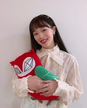 Sulli Instagram - 올빼미 7주년 축하합니다❤️ #럭키슈에뜨 #LUCKYCHOUETTE #럭키슈에뜨7주년 #럭키스마일