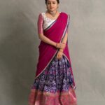 Suma Kanakala Instagram - There is no charm equal to tenderness of heart. Be Kind 😊💗✨ . styled by @stylebyannapurna styling team @I.deekshasetti Wearing @feathersdesignerstudio Jewellery @alluringaccessories.a2 Makeup @madhu_derangula Hair @koduruamarnath Photography @valmikiramuphotography #sumakanakala #anchorsuma #anchorsumakanakala #kanakalasuma