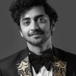 Sumedh Mudgalkar Instagram - My life can be full of colours, sometimes colourless, but still ‘Gold’. ✨ . . . . Styled by @krishi1606 Wearing @bhavyabhasincouture Makeup&Hair @sidandpiyu @siddharthdivecha 📸 @chintanprajapati21 Refined by @shashioninsta