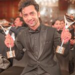 Sumedh Mudgalkar Instagram - What a wonderful night, thank you for having me #TellyAwards2023. Fan Fav. Actor - Sumedh Mudgalkar 💫 Fan fav. Show - Radhakrishn 💫 Although i was present at the venue, i was holding it. It belongs to the entire team without whom I am nothing, and the vast super audience of people who voted, loved and embraced us with our flaws. ‘This is ours’ ❤️ (Happy Sumedhian’s day in advance) 🤭❤️ @mallika_singh_official_ @sktorigins @kingbasantbhatt @rahultewary @nitin.m.gupta @starbharat @hitenganatra @abd.ur.rahman2122 @kaulritesh @swastikproductions @loknath.pandey @madanbashyal @zalakdesaiii @amitcoolamie (aur bohot saare talented log)