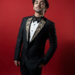 Sumedh Mudgalkar Instagram - Ironical how Red symbolises hatred, as well as love! There isn’t one’s significance, without other’s existence. All you can do is choose for yourself, Rest ain’t your business! Swinging between both reds, Keep walking with Love. Coz ones with hatred, need it the most! ❤️ Ain’t so? Styled by @krishi1606 Wearing @bhavyabhasincouture Makeup&Hair @sidandpiyu @siddharthdivecha 📸 @chintanprajapati21
