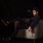 Sumedh Mudgalkar Instagram - Truths are not the problems, Truths guide you to the problems within you! 🖤 And that one source of light is enough. G.O.D is enough! . . Styled by @krishi1606 Photography @artographybysagar Wearing @mastersdesignerstudiosurat Footwear @fhos_india Makeup @amuthevar Hair @hair_artist_omkar