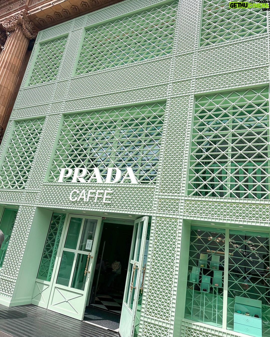 Summer Rae Instagram - aesthetic. Prada Caffè at Harrods